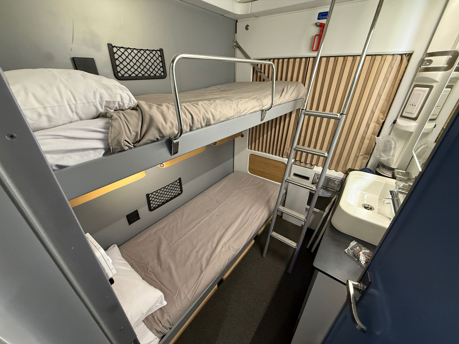 Abela Elite Sleeper train cabin